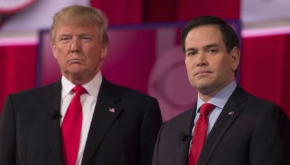 El presidente y Marco Rubio, enemigo acérrimo del castrismo