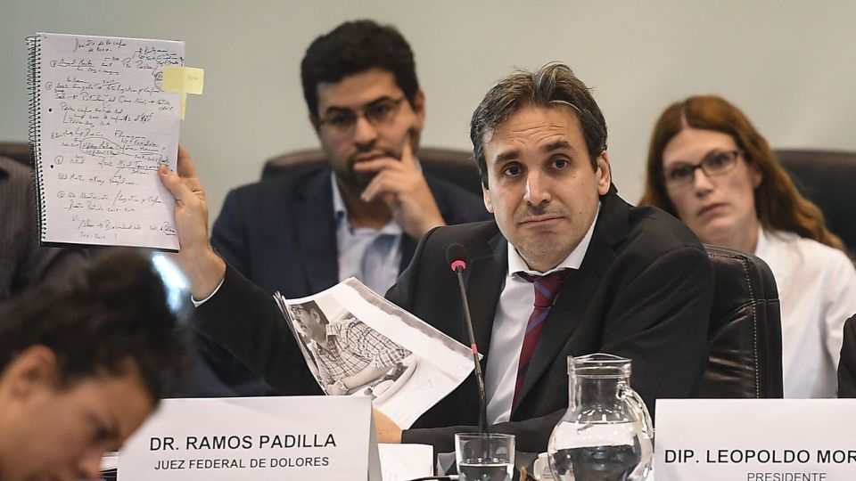 El juez Ramos Padilla expuso ante la comisión de Libertad de Expresión de la Cámara de Diputados.
