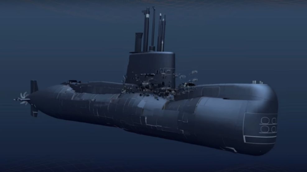 submarino ara san juan implosion