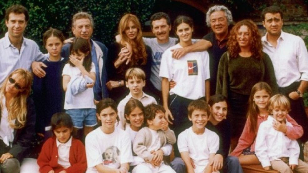 Franco Macri y familia