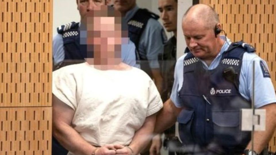 Brenton Tarrant, ante la justicia para escuchar los cargos en su contra.