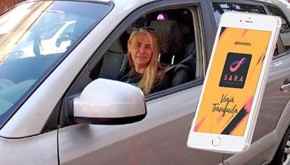 A bordo. El servicio permite que los hombres viajen pero acompañados por ellas. Ya tienen 200 conductoras activas.