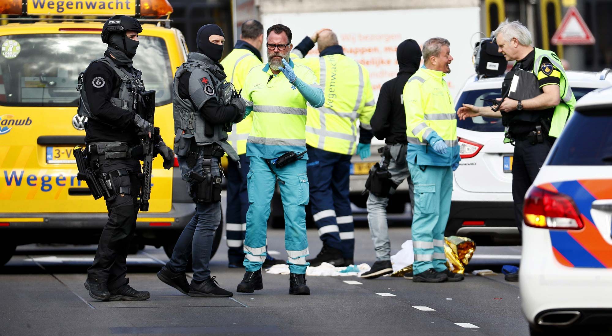 Al menos tres muertos y varios heridos en un tiroteo en Utrecht, Holanda.