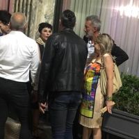 Carolina Papaleo junto a su novio, el empresario Miguel Cuberos