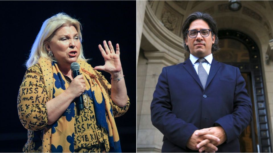 La diputada Elisa Carrió volvió a mostrar su rechazo contra el ministro de Justicia, Germán Garavano.