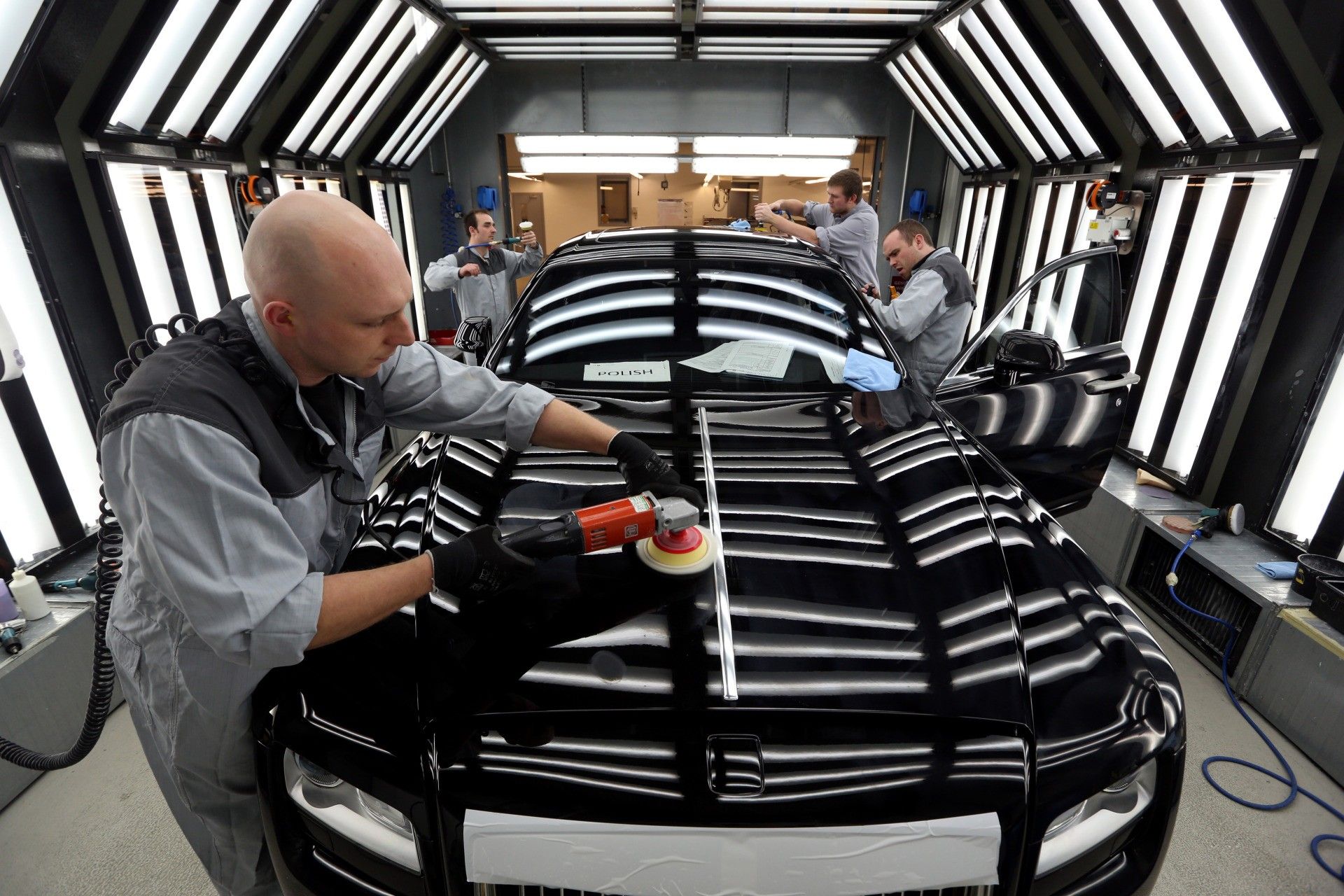 Luxury Automobile Manufacture At Rolls-Royce Motor Cars Ltd. Factory