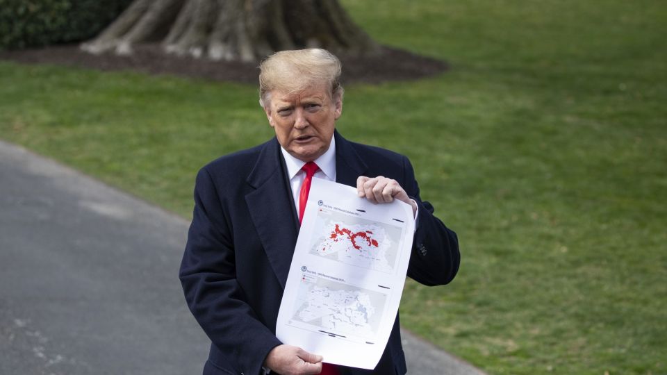 President Trump Departs White House For Ohio