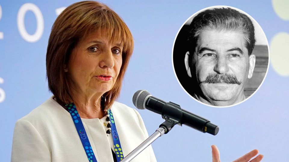 Patricia Bullrich y Joseph Stalin