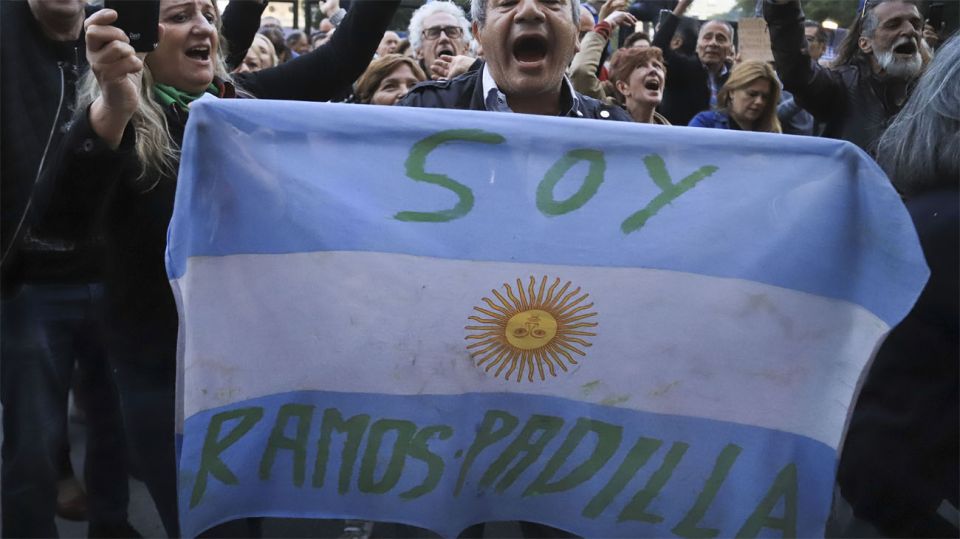 Marcha a favor del juez Alejo Ramos Padilla. Foto: NA.