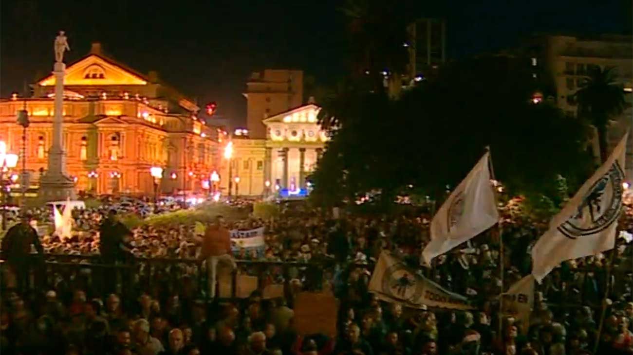 Marcha en apoyo al juez federal Ramos Padilla