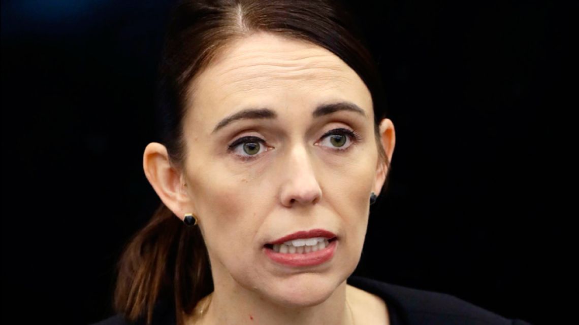 New Zealand's Prime Minister Jacinda Ardern speaks during a press conference following the March 15 mosque shooting, in Christchurch, New Zealand.