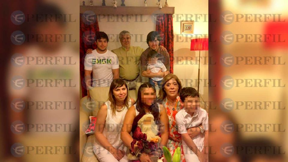 Los Báez, en una postal familiar e inédita.
