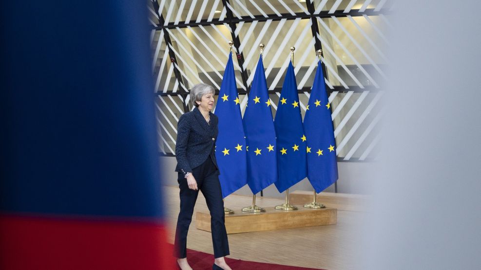 U.K. PM Theresa May Seeks EU Leaders Delay Approval in Brexit Standoff 
