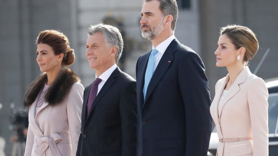REENCUENTRO. Felipe VI y Macri compartirán el almuerzo oficial del Cile.