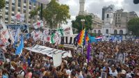 Movilización por el 24 de marzo en Plaza de Mayo