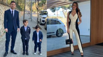 Los Messi se vistieron de gala.
