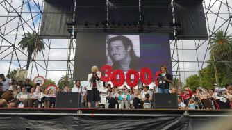 Movilización por el 24 de marzo en Plaza de Mayo