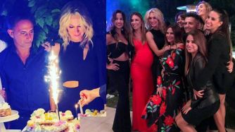 Yanina Latorre celebró sus 50 rodeada de amigos.