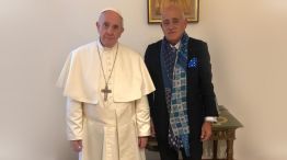 El Papa Francisco y Aníbal Jozami.