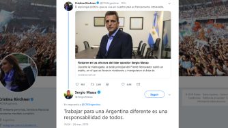 cristina kirchner massa twitter