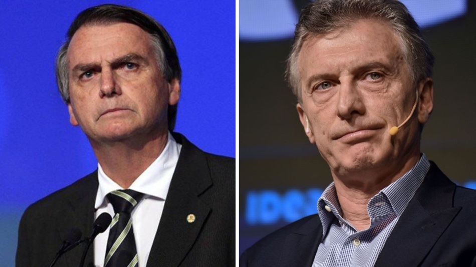 Jair Bolsonaro y Mauricio Macri