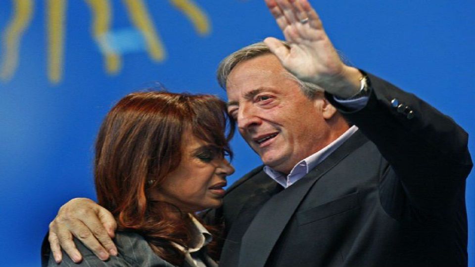 Néstor y Cristina Kirchner en 2005.