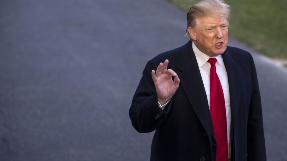 President Trump Returns To White House From Florida After Release Of AG Barr's Letter