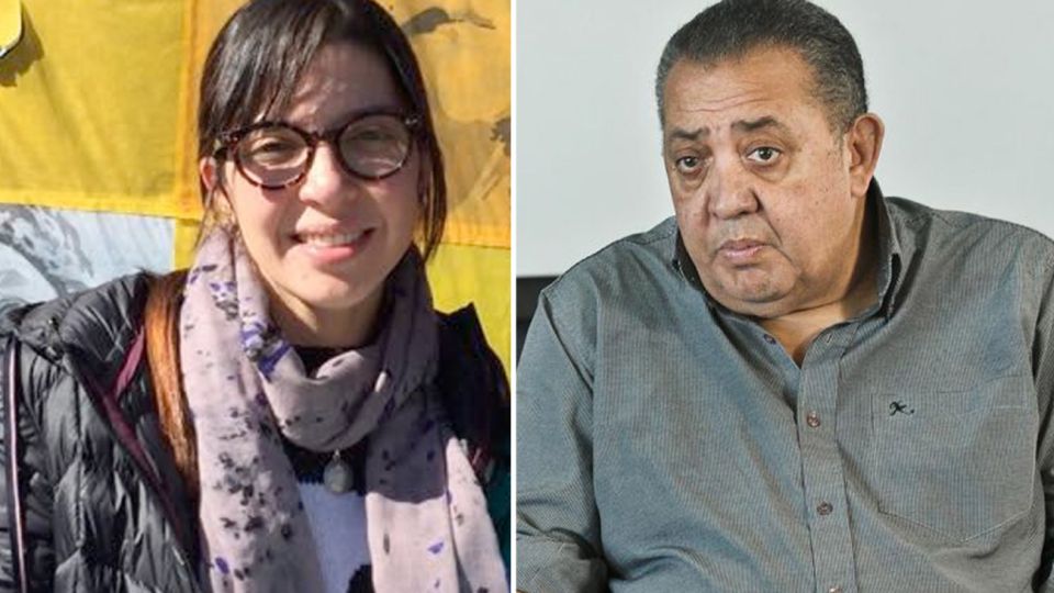 Luis D'Elía y su hija, Aimé Belén 20190326