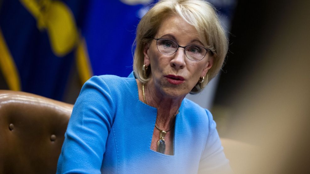 DeVos Tax Credit Helps Red States Caught in Blue-State SALT Spat