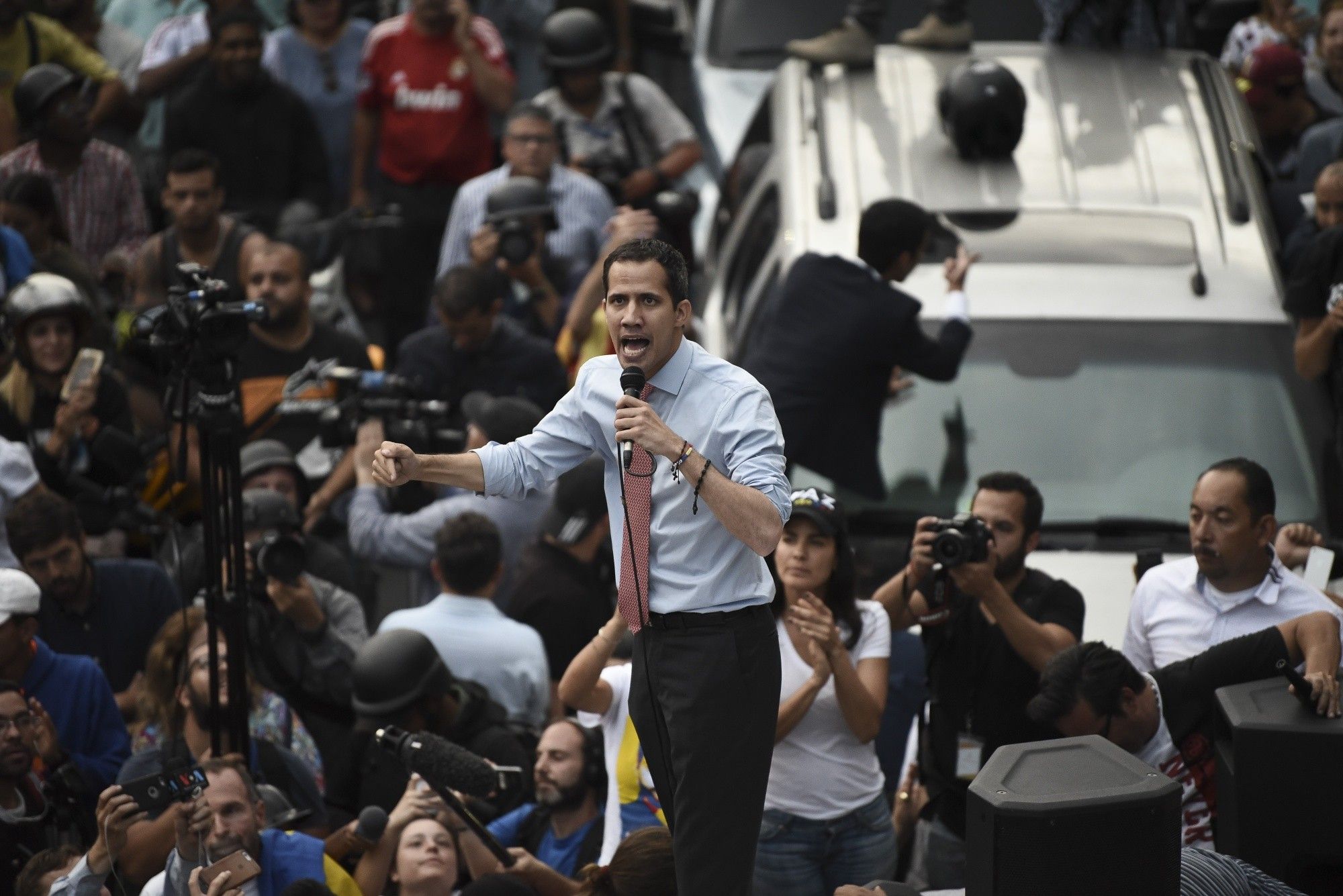 Venezuela's Guaido Calls Mass Protest For Blackouts 