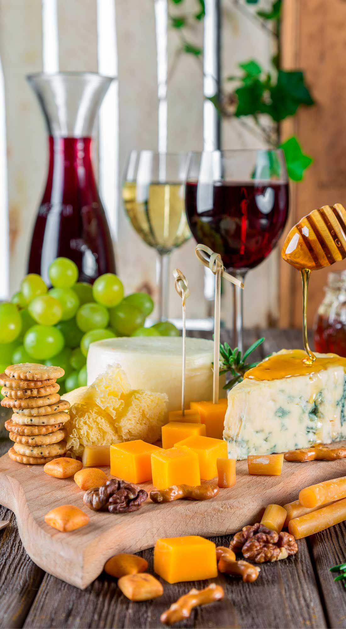 Quesos y vinos, sabores especiales para combinar