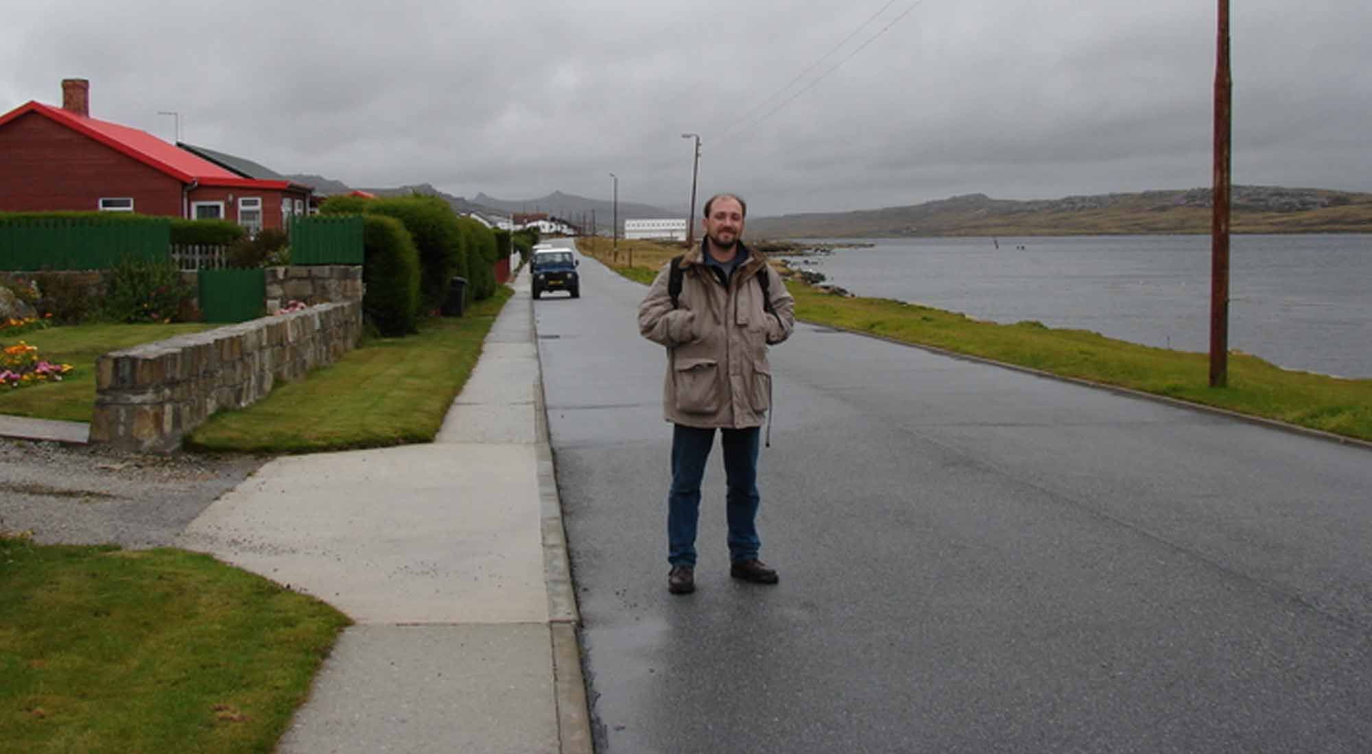 Federico Lorenz en Malvinas 