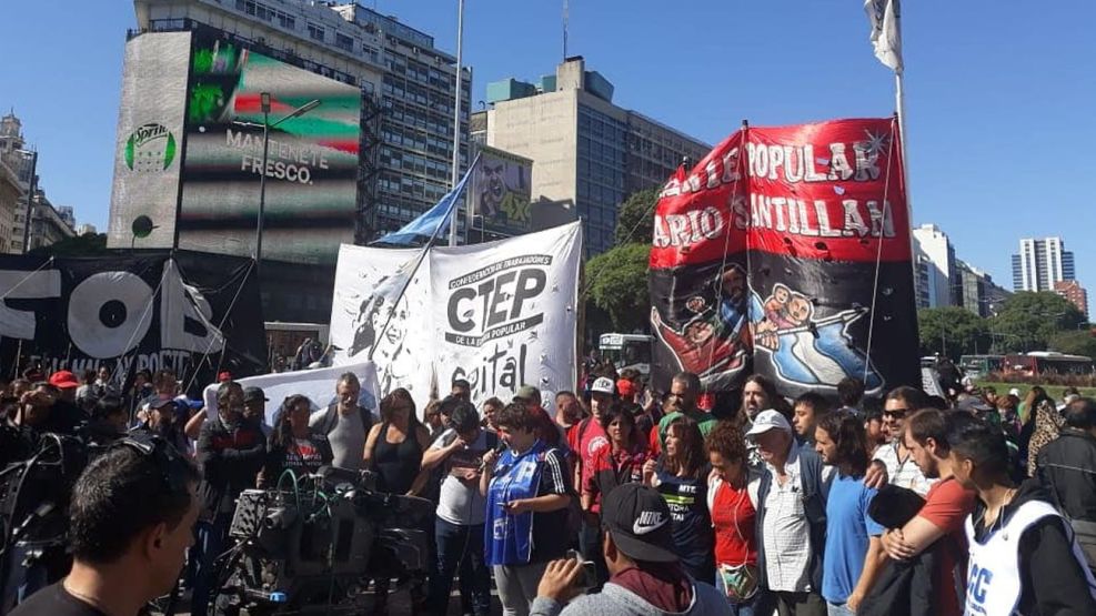 Manifestaciones CTEP Barrios de Pie FPDS 28032019