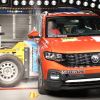 Test de impacto del Volkswagen T-Cross. Foto: Latin NCAP.