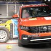 Test de impacto del Volkswagen T-Cross. Foto: Latin NCAP.