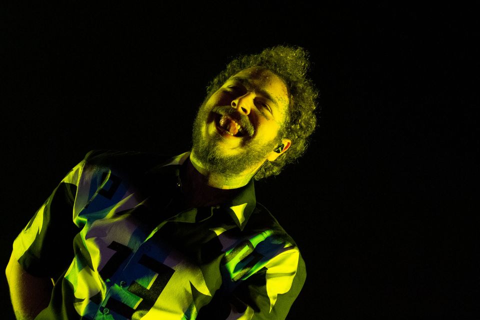 Post Malone en el Lollapalooza 2019