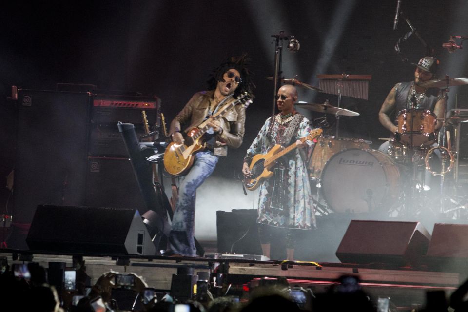 Lenny Kravitz en el Lollapalooza 2019