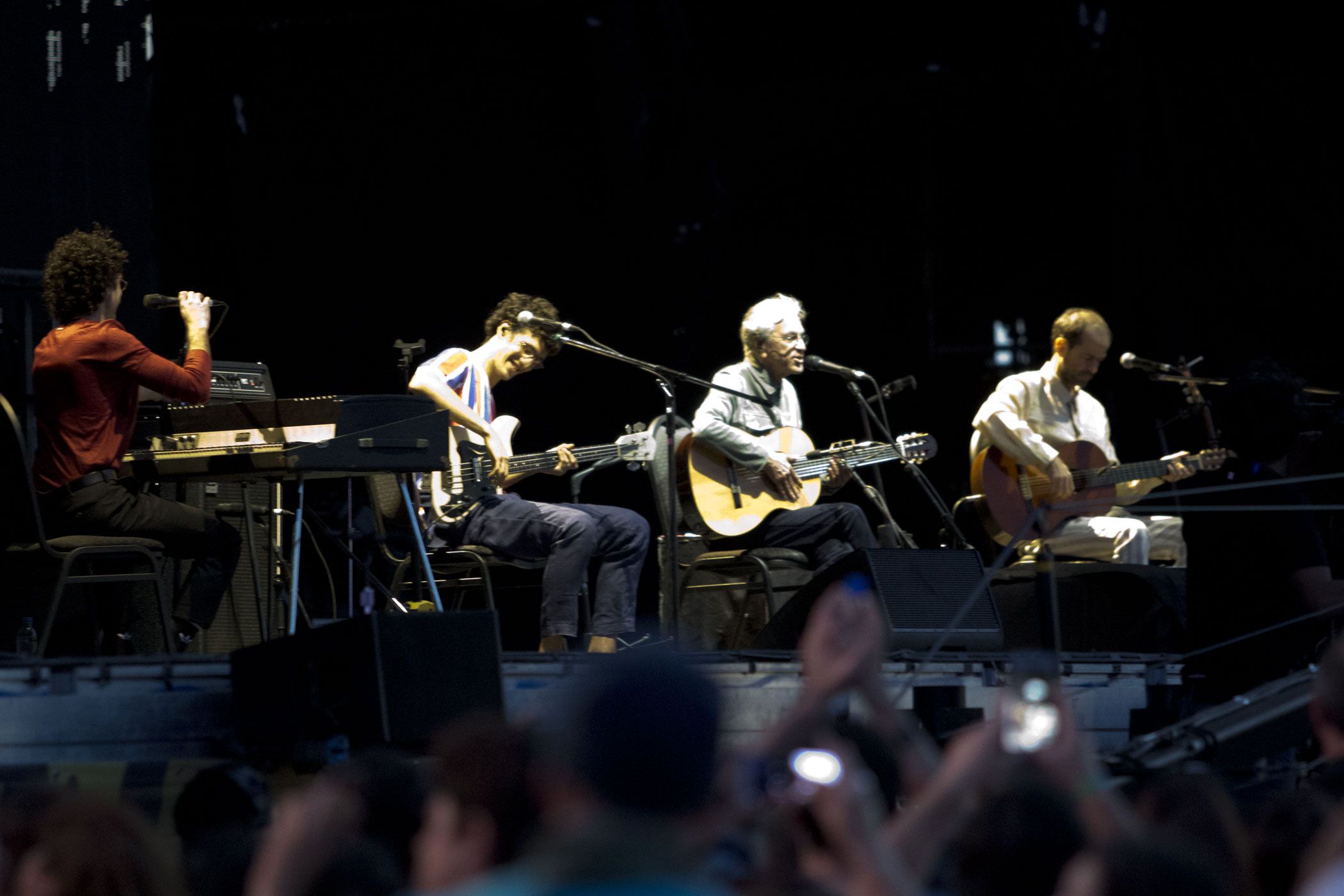 Caetano, Moreno, Zeca & Tom Veloso en el Lollapalooza 2019