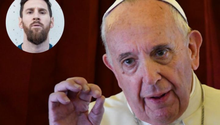 messi papa francisco afp cedoc