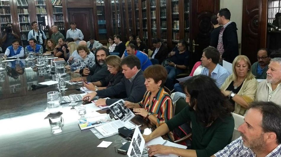 Los gremios se reunieron el miércoles pasado con el gobierno bonaerense.