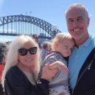 Mirko junto a Marley y Susana Giménez en Australia.