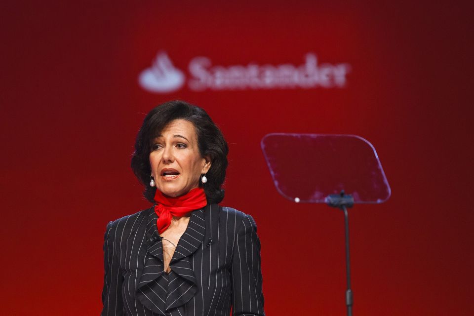 Banco Santander SA Chairman Ana Botin