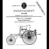 Certificado del patentamiento del automóvil creado por Carl Benz.