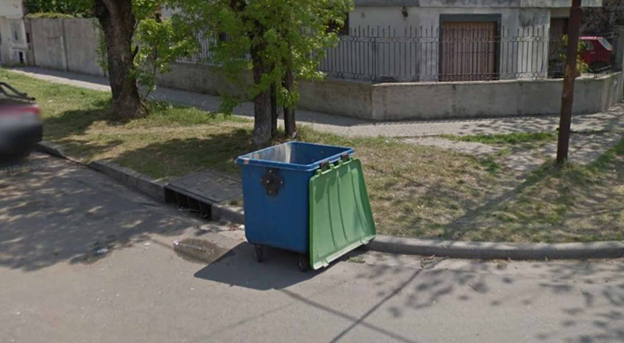 Vecinos de Santa Fe al 5900, en la ciudad de Rosario, se sorprendieron ante la aparición de esqueletos y cráneos de perros en un contenedor.