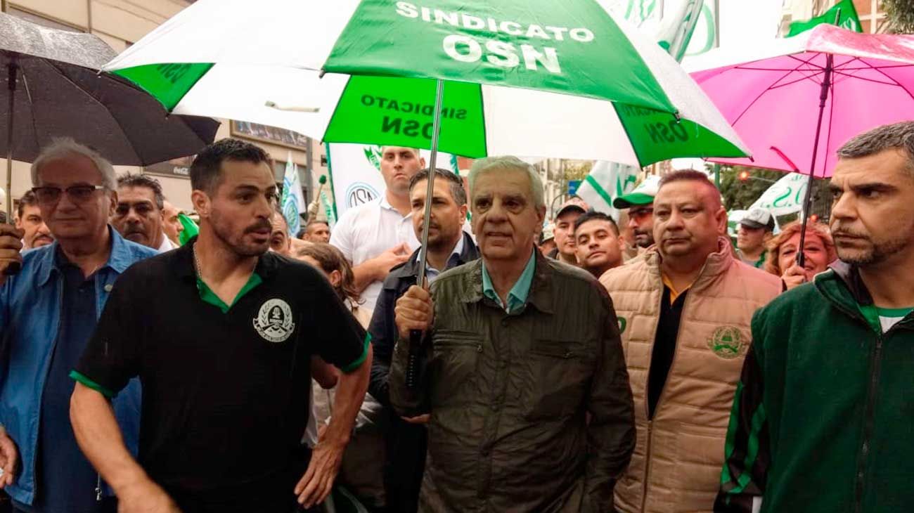 José Luis Lingeri, secretario General del Sindicato Gran Buenos Aires de Trabajadores de Obras Sanitarias