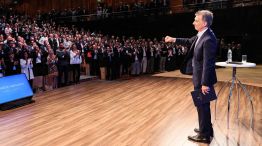 Mauricio Macri en la última reunión de gabinete ampliado