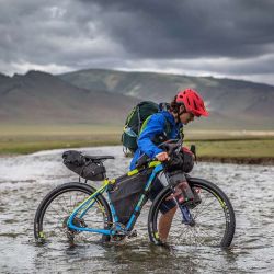 El bikepacking ya se empieza a ver en la Argentina.