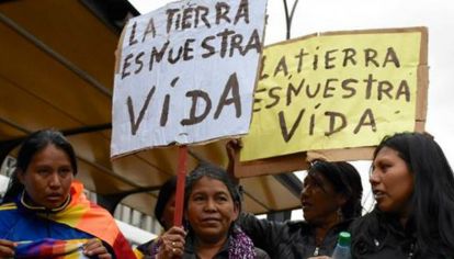 Reclamo por tierras.