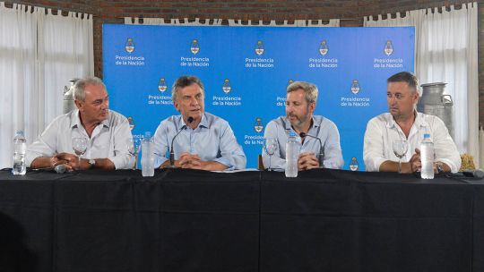 Macri en conferencia en Entre Ríos