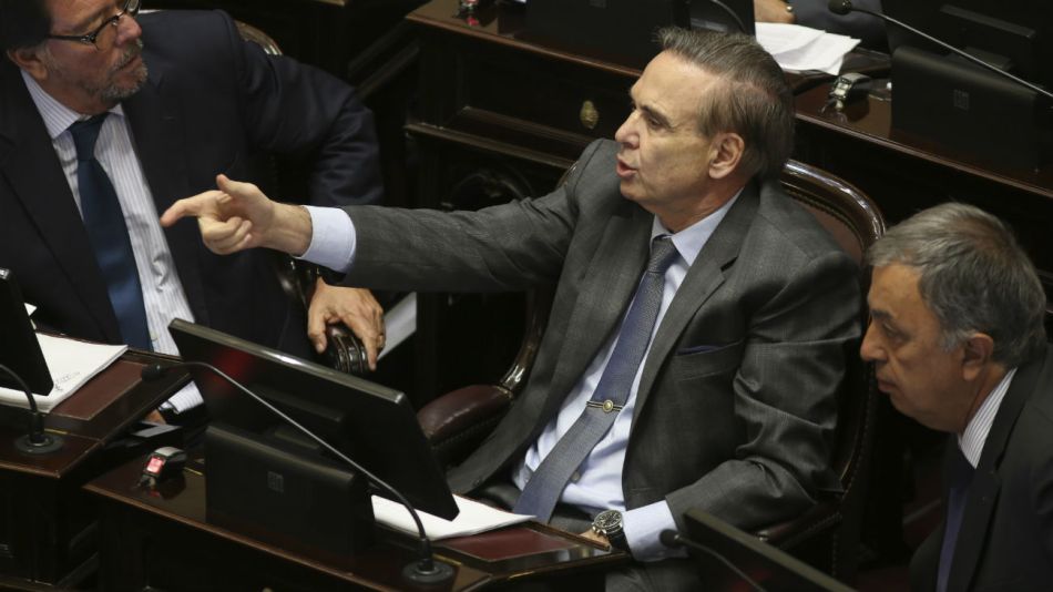 Miguel Ángel Pichetto es el senador que más habla en el recinto desde 2016.